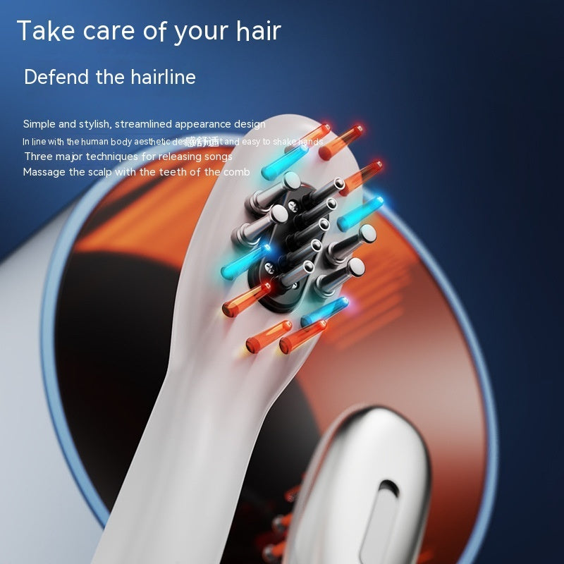 Electric Scalp Care Massager Comb for Boosted Hair Strength and Volume