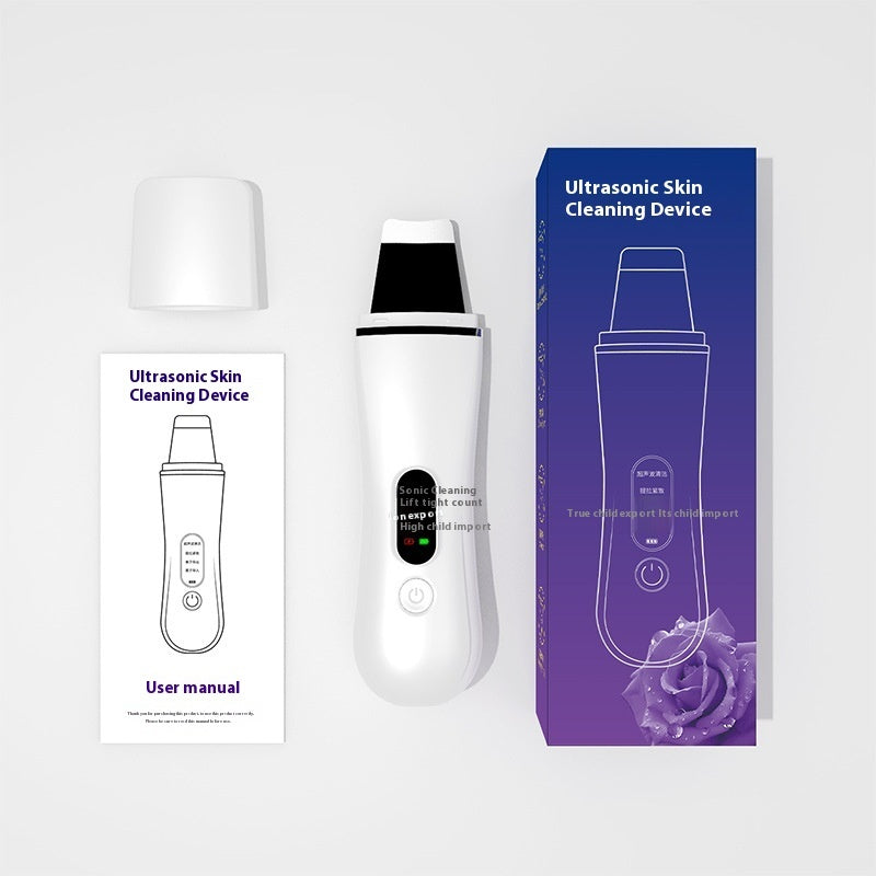 Ultrasonic Skin Scrubber for Clear Pores, Smooth and Radiant Skin
