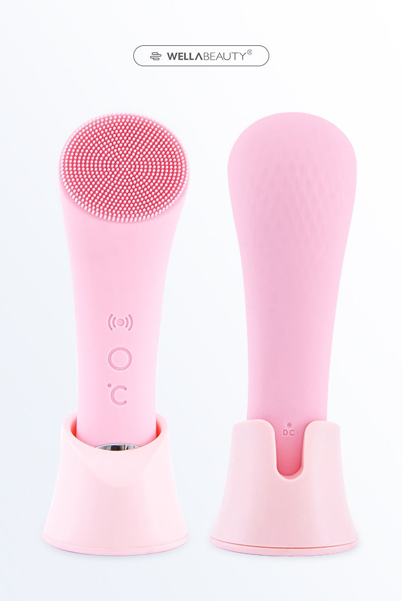 Electric Silicone Face Brush for Glowing, Smooth, Radiant Skin